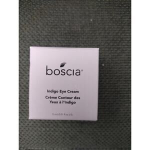 Boscia Indigo Eye Cream 15 ML 0.51 Fl Oz Hydrating Soothing Jar & Box Skincare